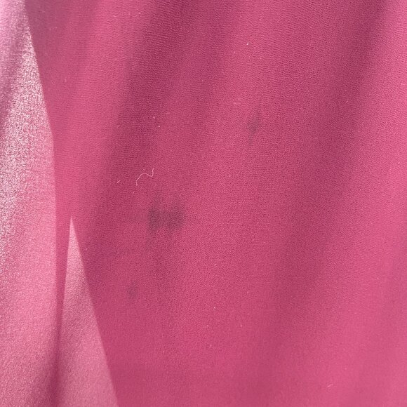 Lulu's Burgundy Chiffon Sleeveless Maxi Dress Women's XS - Picture 4 of 8